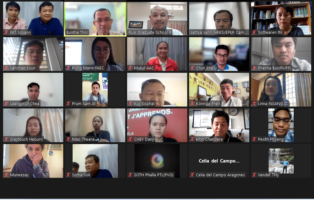 Cambodia ALiSEA Online Thematic Sharing Workshop