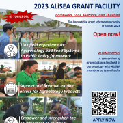 2023 Small Grant Facility Awarded to ALiSEA Network’s Members in Southeast Asia